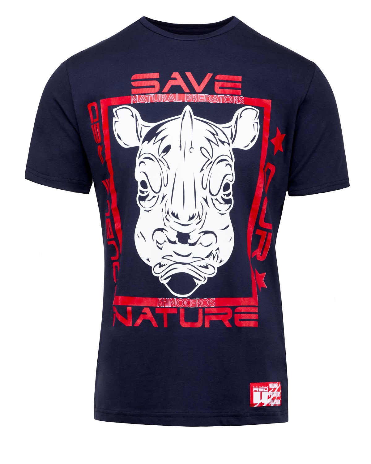 Natural Predators Rhino T-Shirt Navy