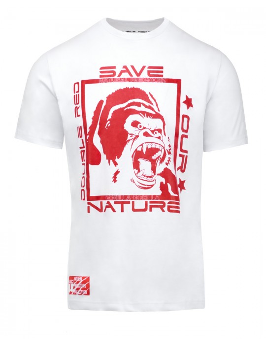 Natural Predators Gorilla T-Shirt White