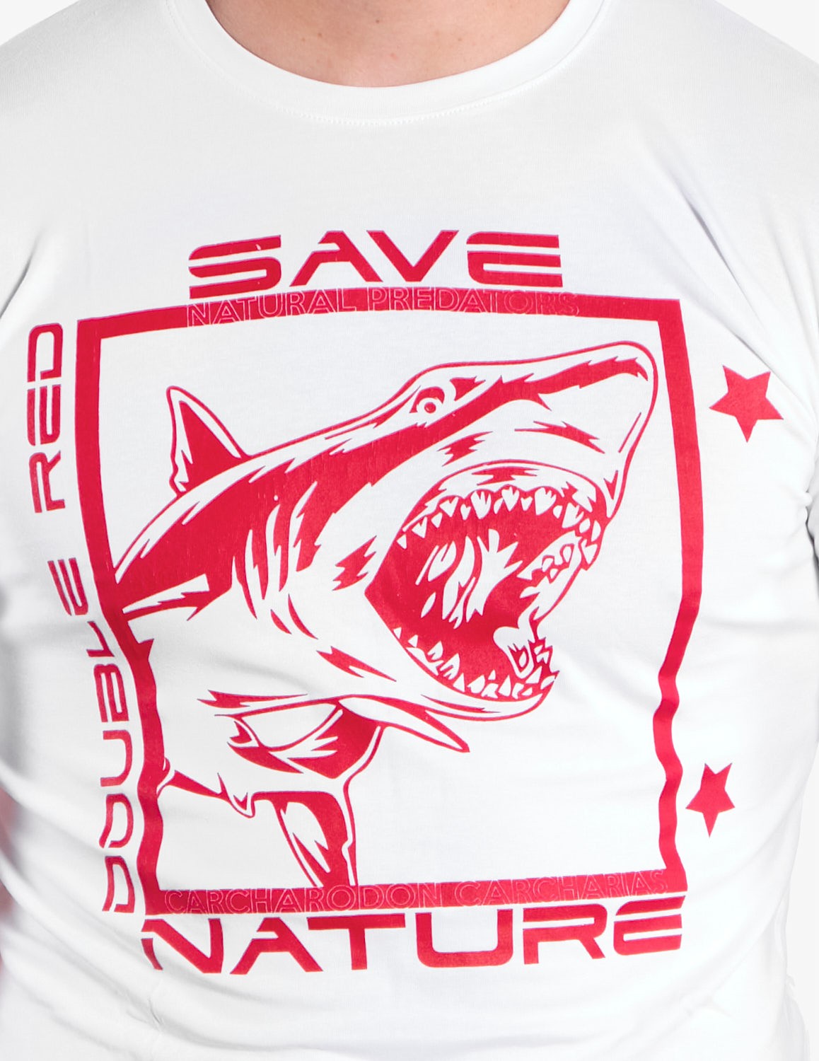 Natural Predators Shark T-Shirt White