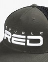 All Logo DOUBLE RED Cap Grey