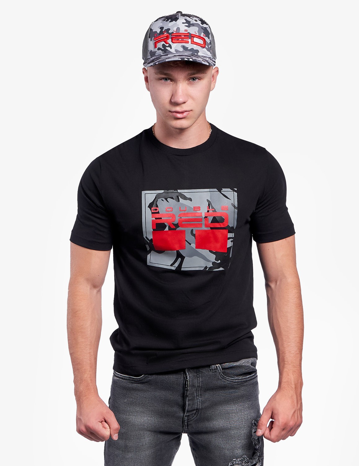 T-shirt CAMODRESSCODE™ Black/Red