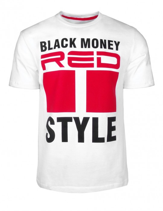 Black Money Style T-shirt White