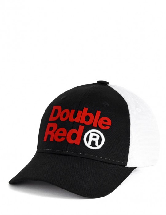 DOUBLE RED Trademark Trucker Cap B&W™