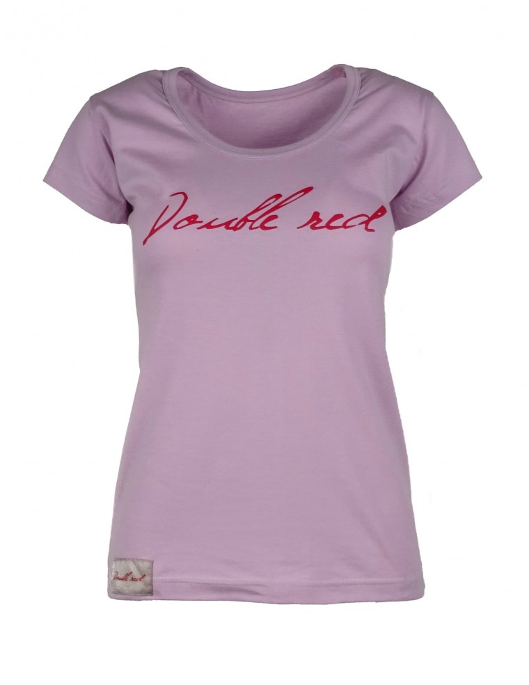 Double Red basic T-Shirt Pink