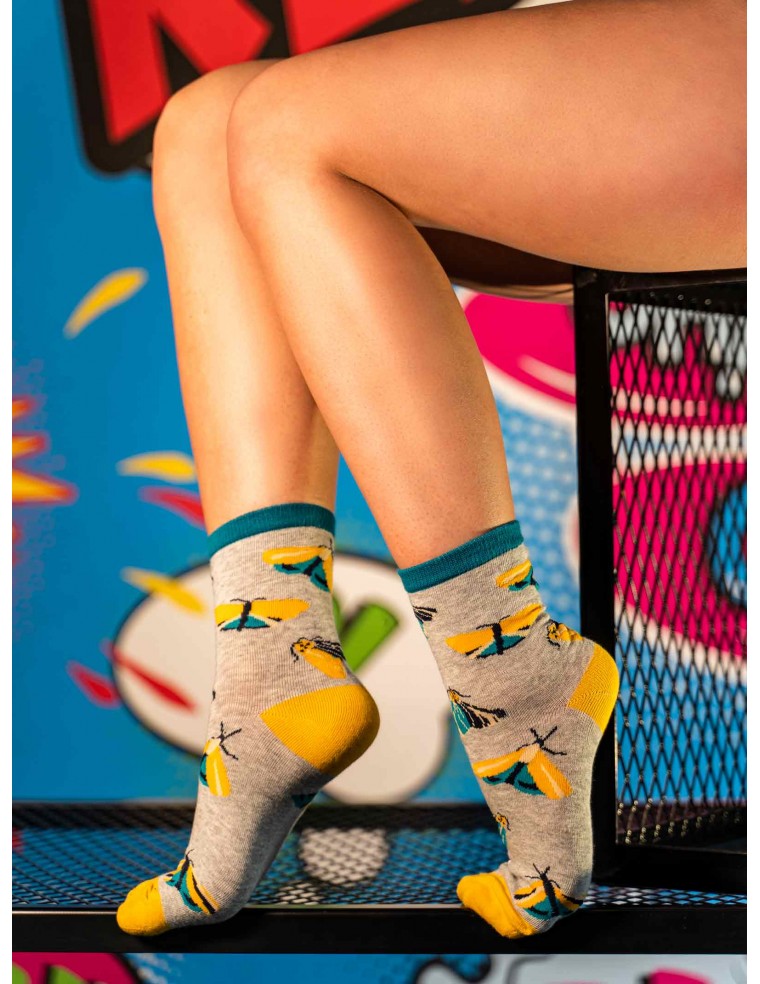 Ponožky Women's FUN Socks Night Butterfly