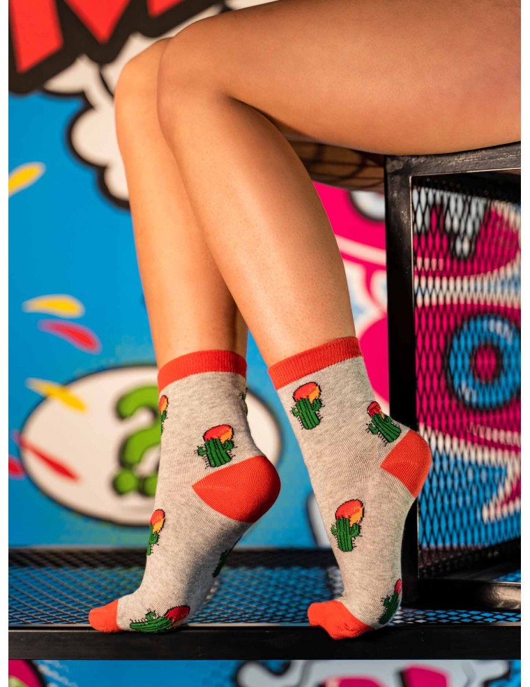 Ponožky Women's FUN Socks Cactus