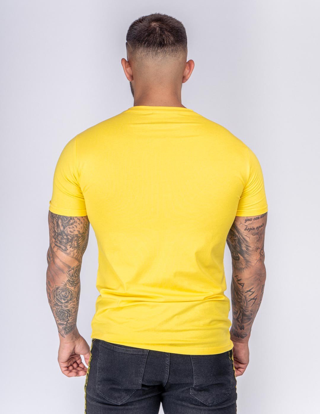 DOUBLE FUN T-shirt RULES BREAK Yellow