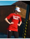 DOUBLE RED 3D White Cap